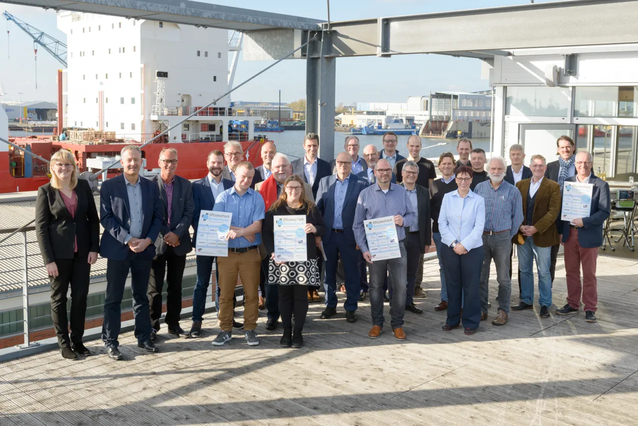Unternehmen aus Bremerhaven schlie&szlig;en ihr Effizienznetzwerk erfolgreich ab
